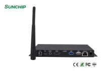 Cartão-matriz 1080P 4K do jogador da caixa dos meios do Lan 4G 3G de Android Wifi da caixa do metal