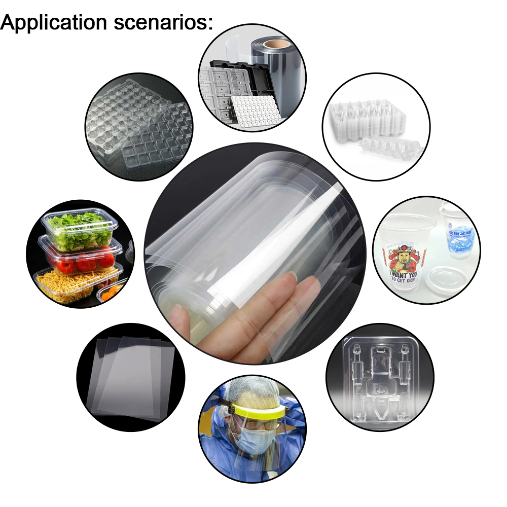Transparent Pet Sheet Roll Polyethylene Terephthalate (pet) Sheet Customized Pet Film Roll Anti-fog PETG Plastic Sheets