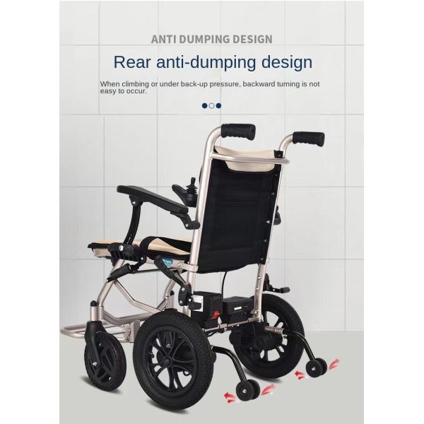 Compact Motorized Electric Wheelchair HBLD3-C for Class II Instrument Classification