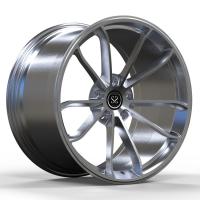 Las ruedas cepilladas del metal de arma forjaron 1 pedazo para 911 21inch escalonados