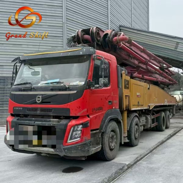 Used SANY SYM5446THB 56m Boom Length Concrete Pump Truck with 180 m³/h Output on Vovo FM500 Chassis