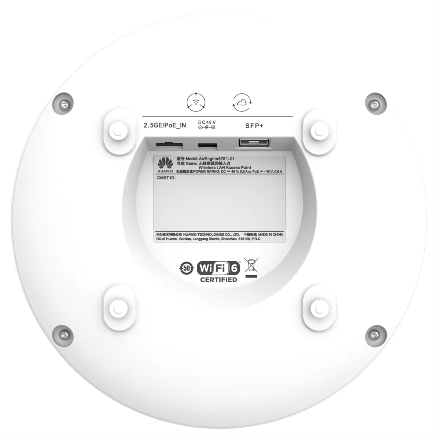 Stock AirEngine 6761-21 Внутренние точки доступа Wi-Fi 6 802.11ax Соответствует частной плесени Да