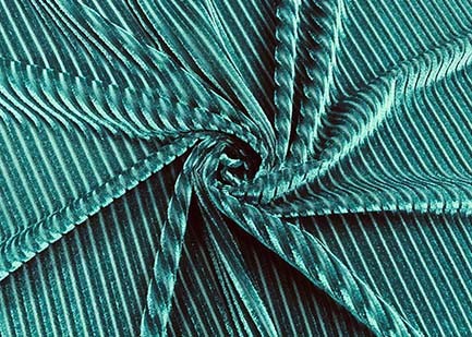 ткань корд 93% полиэстер 200ГСМ мягкая/ткань драпирования корд платья темная ая-зелен