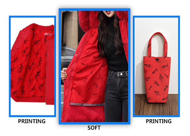 Одежда выравнивая 100 повторно использованную печатая ткань ЛЮБИМЦА тафты мягкую водоустойчивую