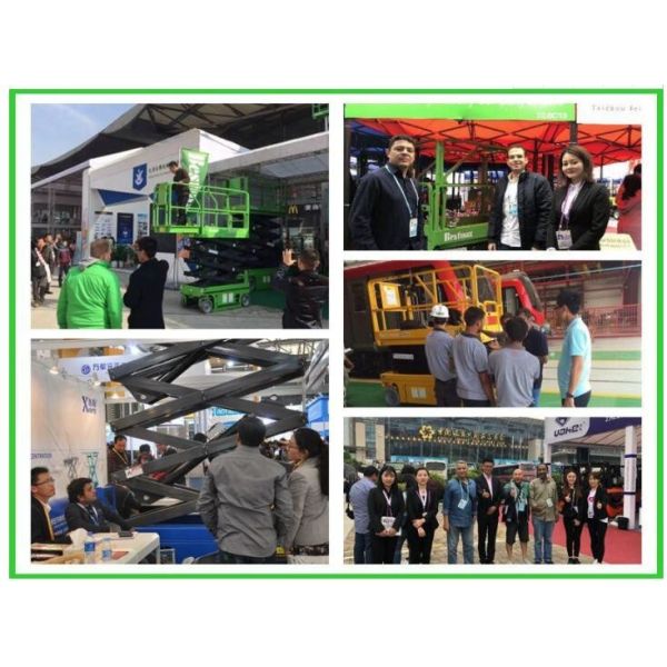 Двигаемый вертикальный подъемник высотой 7,5 метра