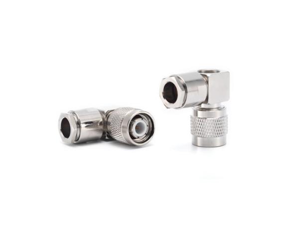 TNC Male Right Angle RF Coaxial Connector for LMR300 Cable Clamp TNC-JW300A