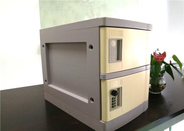 Gray Cell Phone Charging Locker  With Four Code Lock For The Privacy Of No Mobile Phone