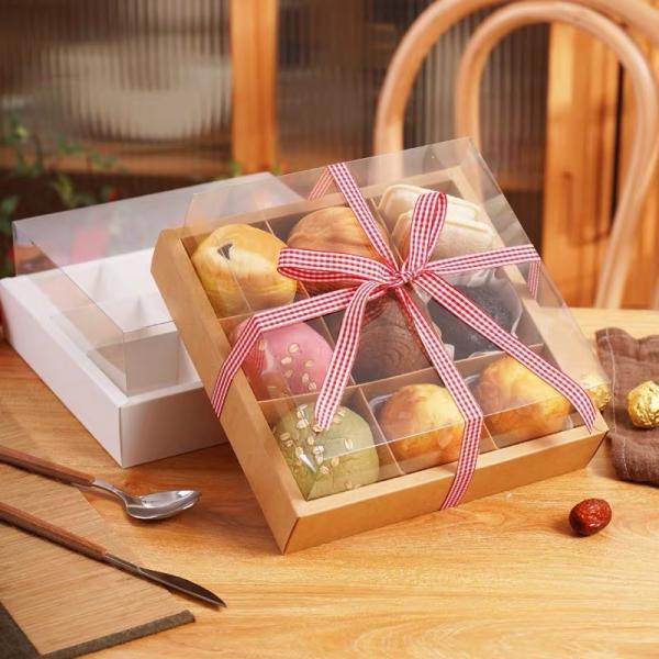 Square Food Gift Box For Camping Picnic Box Snack Platter Biscuits Afternoon Tea Fruit Lunch Box