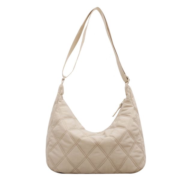 Winter messenger bag women dumpling bag lightweight small shoulder armpit  bag