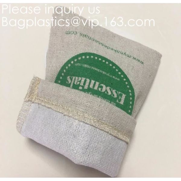 Candy Gift Pouch Bags with String Birthday Wedding Party Gift Jewlery Pouches Party Favor Jute Gift Bags Brown with Whit