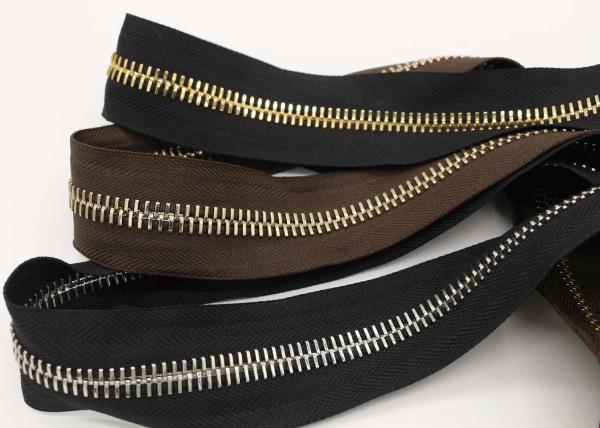 Giant 30# Metal Teeth Extra Long Zippers , Fashion Trousers Extra Heavy Duty Zippers Trousers