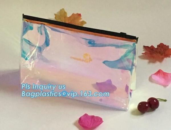 vinyl pvc zipper bag vinyl zipper slider bag for stationery, cosmetic, slider bag vinyl zipper bag for bikini, slide zip