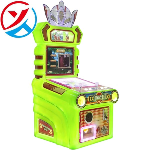 Máquina de juego de doble palo operada con monedas, máquina recreativa para niños