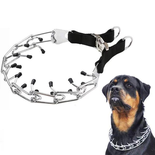 Adjustable Iron Plated Long Metal Dog Chain For Medium And Large Dogs