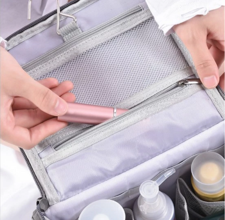 Durable Waterproof Hanging Travel Toiletry Bag Polyester Material Made