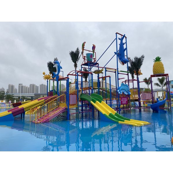 Ocean Park Water Slides Water House Type UV Resistant 680m2