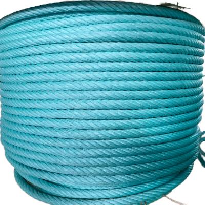 8 Strand Galvanized PP Combination Rope Fishing Use