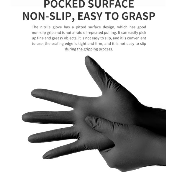 Latex Free Disposable Nitrile Cleaning Gloves No Sterile For Aquaculture