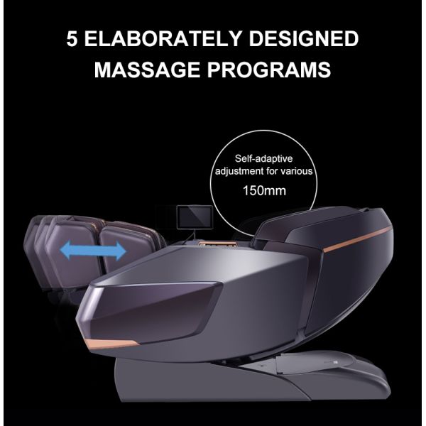 4d Shiatsu Electric Massage Chair Full Body Double Sl Track