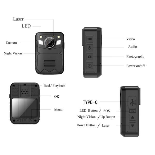 Best Seller Mini Bodycam Picture in Picture video camera