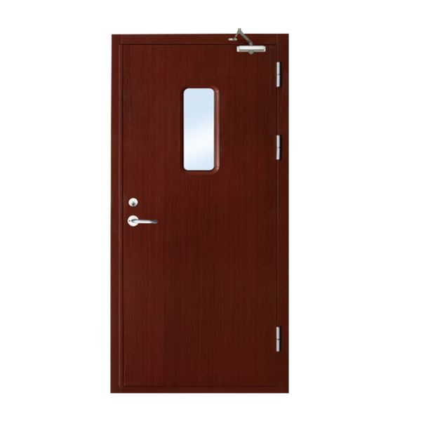 Modern Single Steel Security Entry Doors Fire Proof Rated Exit Door UL 90mins Sound Proof Fire Door Flush