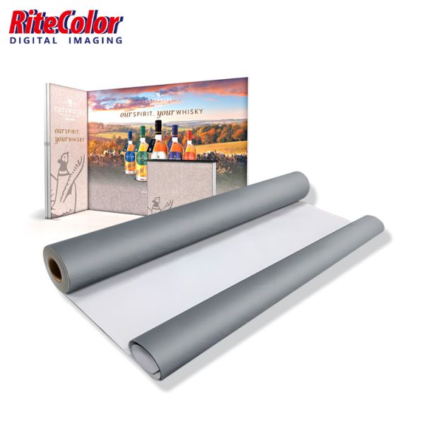 300gsm Matte Coated Waterproof Blockout Fabric for Premium Inkjet Printing and Professional Display Applications