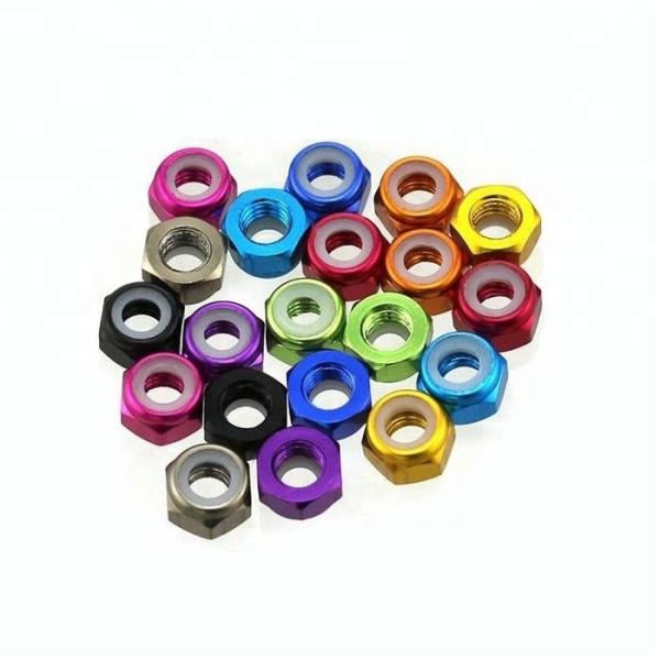Zinc Plated Metric M5 Aluminum Flange Lock Nut For FPV Drone