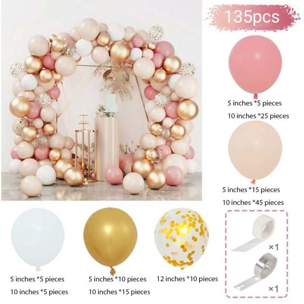 Purple Pink Macaroon Latex Balloons Garland Arch Kit for Wedding Birthday Party Decor