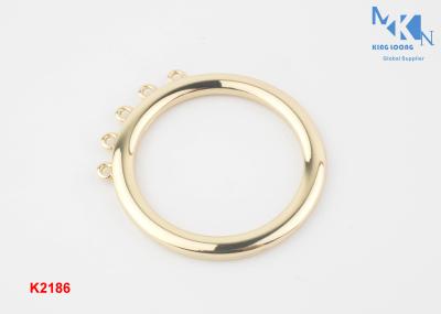 Shiny Decorative Metal O Ring Buckle Bag Making Accessories RustProof