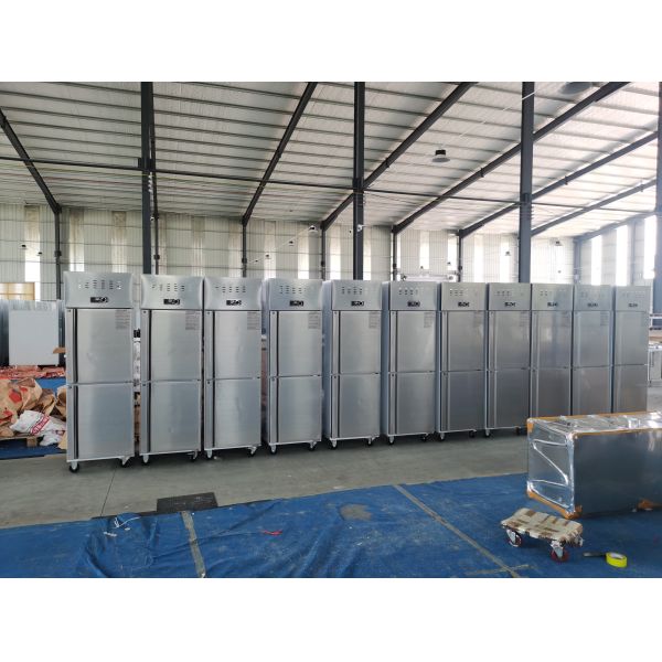 Vegetable Meat Stainless Steel Freezers Single Door 16 Cu Ft