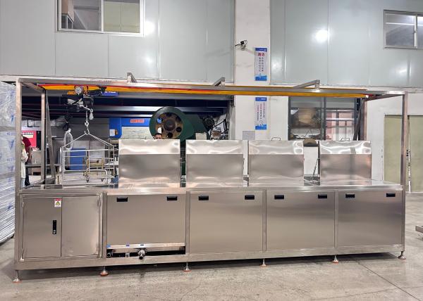 90KW Ultrasonic Mold Cleaning Machine Four Tank Ultrasonic Cleaner System Semi Automatic
