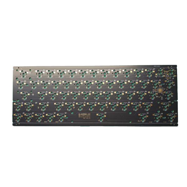 Electronic PCBA Type-C RGB 60% Keyboard Board With Hotswap Mechanical
