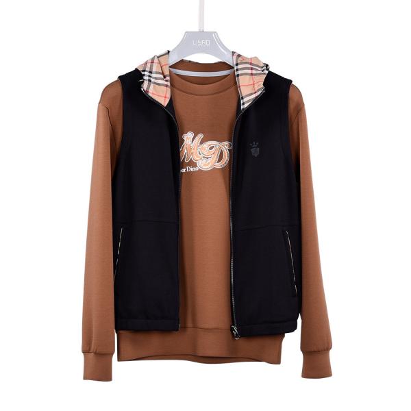 Unisex Cotton Street Wear Hoodie Exquisite Tailoring With Vest