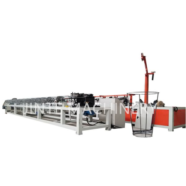 Galvanized Steel PLC Programmable 120MM Chain Link Fencing Machine