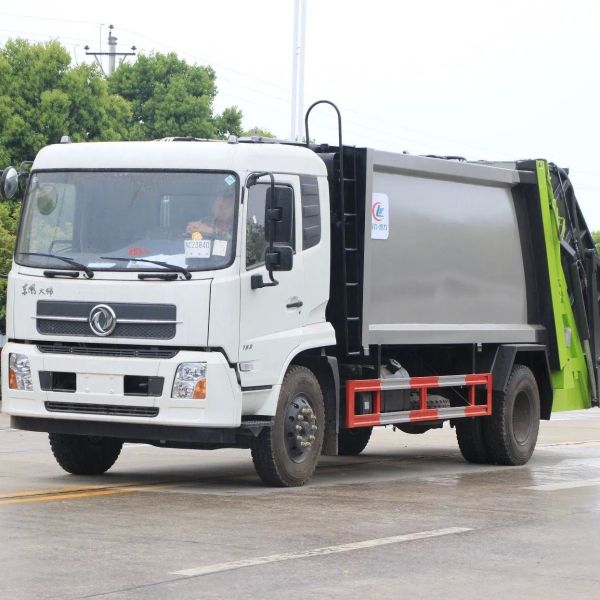 Dongfeng 15 Cbm 4*2 Self Compressing Garbage Compactor Truck Refuse Collection