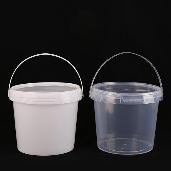 Multi Color Portable Plastic Bucket Food Grade PP Square Bucket 100ml-6000ml