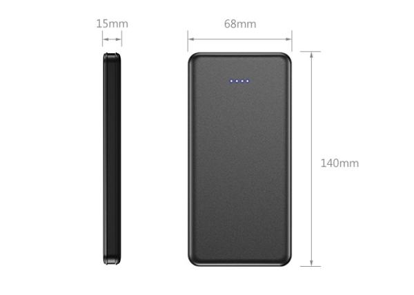 Ultra Slim Power Bank 10000mAh, High Capacity Portable charger 10000mAh for iPhone, Samsung, ipad and More