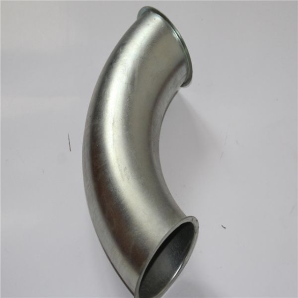 Zinc Plated Stainless Steel 45 Degree Elbow , SS Pipe Fittings Smooth Surface
