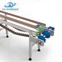 Máquina transportadora de doble cadena de alta capacidad manejo de materiales certificada CE