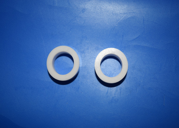 Alumina Al2O3 Ceramic Cylinder Sleeve / Bushings Sleeves / Sealing Ring Parts