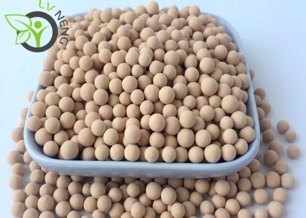 Dessecativo Spheric bege da peneira 4a molecular para secar o produto químico do gás natural