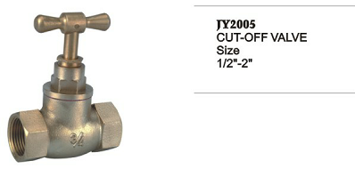Forged Brass Gate Valves Wheel Hand  1/2 In - 2 In Female Thread Cut Off Valves