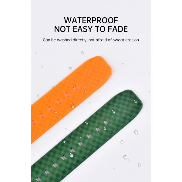 Buckle Closure Silicone Watch Strap · OEM/ODM | From .70 Each - SHX