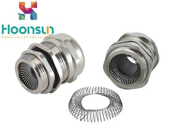 Nylon PA Claw EMC Cable Gland NPT3/8 8mm Thread For Solar Energy