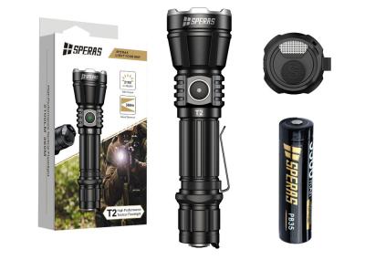 Black Waterprooft IPX8 Law Enforcement LED Flashlights