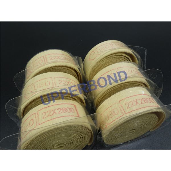 Формат машины сигарет MK9 связывает ленты тесьмой 22*2800*0.6 Garniture