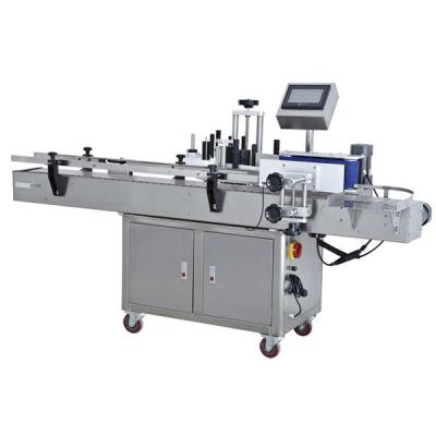 Máquina de etiquetas automática da garrafa capacidade industrial das garrafas por minuto da máquina 50-100 do envolvimento e das etiquetas