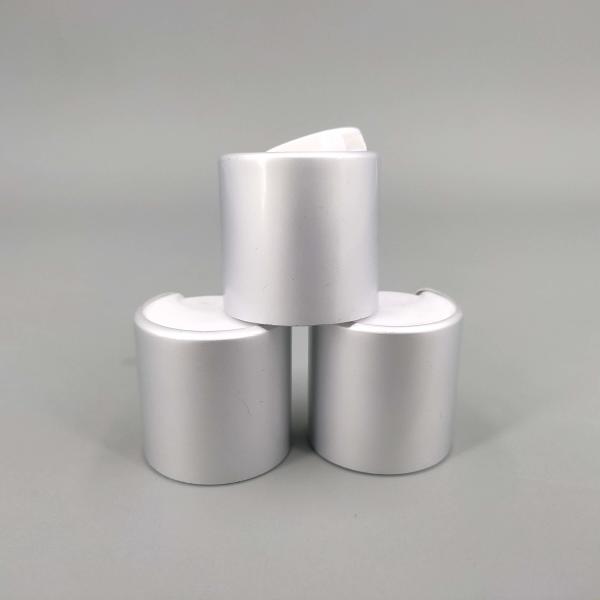 Matt Silver PP 24mm 28mm Aluminium Screw Cap Press Disc Top Lid Cap Cover Bottle 20/410