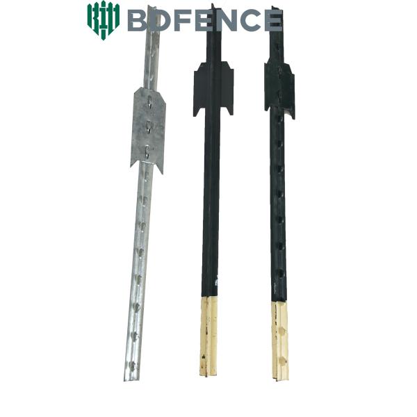 10 1,33 Lb/Ft Postes de aço T pintados de verde