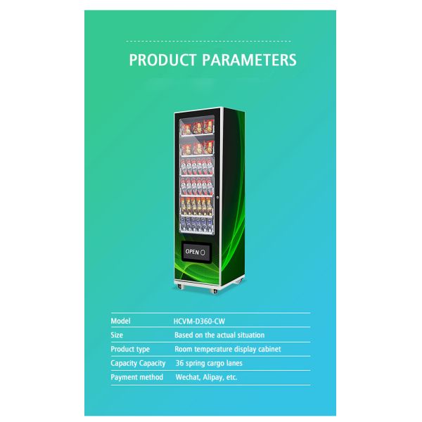 hot sell automatic snack drink smart cheap combo vending machine for sa